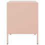Pink steel bedside table 36x39x50.5 cm by , Nightstands - Ref: Foro24-842912, Price: 55,41 €, Discount: %