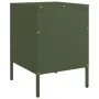 Bedside tables 2 units olive green steel 36x39x50.5 cm by , Nightstands - Ref: Foro24-842919, Price: 93,32 €, Discount: %
