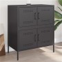 Black steel sideboard 68x39x79 cm by , Sideboards - Ref: Foro24-842952, Price: 103,81 €, Discount: %