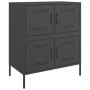 Black steel sideboard 68x39x79 cm by , Sideboards - Ref: Foro24-842952, Price: 103,81 €, Discount: %