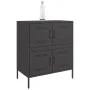 Schwarzer Stahlschrank 68x39x79 cm von , Sideboards - Ref: Foro24-842952, Preis: 102,62 €, Rabatt: %