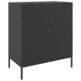 Black steel sideboard 68x39x79 cm by , Sideboards - Ref: Foro24-842952, Price: 103,81 €, Discount: %