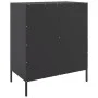 Black steel sideboard 68x39x79 cm by , Sideboards - Ref: Foro24-842952, Price: 102,78 €, Discount: %