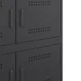Schwarzer Stahlschrank 68x39x79 cm von , Sideboards - Ref: Foro24-842952, Preis: 102,62 €, Rabatt: %