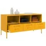 Mueble de TV acero laminado en frío amarillo 100,5x39x50,5 cm de , Muebles TV - Ref: Foro24-843039, Precio: 122,22 €, Descuen...