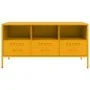 Mueble de TV acero laminado en frío amarillo 100,5x39x50,5 cm de , Muebles TV - Ref: Foro24-843039, Precio: 122,22 €, Descuen...