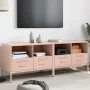 TV furniture 2 pieces cold-rolled steel in pink 68x39x50.5 cm by , TV Furniture - Ref: Foro24-843045, Price: 146,69 €, Discou...
