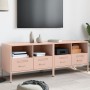 TV-Möbel, 2-teilig, kaltgewalzter Stahl, rosa, 68x39x50,5 cm. von , TV-Möbel - Ref: Foro24-843045, Preis: 174,47 €, Rabatt: %
