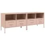TV furniture 2 pieces cold-rolled steel in pink 68x39x50.5 cm by , TV Furniture - Ref: Foro24-843045, Price: 146,69 €, Discou...