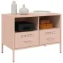 TV-Möbel, 2-teilig, kaltgewalzter Stahl, rosa, 68x39x50,5 cm. von , TV-Möbel - Ref: Foro24-843045, Preis: 146,69 €, Rabatt: %