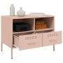 TV furniture 2 pieces cold-rolled steel in pink 68x39x50.5 cm by , TV Furniture - Ref: Foro24-843045, Price: 146,69 €, Discou...