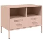 TV furniture 2 pieces cold-rolled steel in pink 68x39x50.5 cm by , TV Furniture - Ref: Foro24-843045, Price: 146,69 €, Discou...