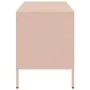 TV-Möbel, 2-teilig, kaltgewalzter Stahl, rosa, 68x39x50,5 cm. von , TV-Möbel - Ref: Foro24-843045, Preis: 146,69 €, Rabatt: %