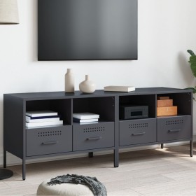 TV-Möbel, 2-teilig, kaltgewalzter Stahl, Anthrazit, 68x39x50,5 cm. von , TV-Möbel - Ref: Foro24-843047, Preis: 174,47 €, Raba...
