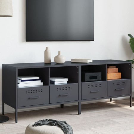 TV-Möbel, 2-teilig, kaltgewalzter Stahl, Anthrazit, 68x39x50,5 cm. von , TV-Möbel - Ref: Foro24-843047, Preis: 174,47 €, Raba...