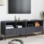 TV-Möbel, 2-teilig, kaltgewalzter Stahl, Anthrazit, 68x39x50,5 cm. von , TV-Möbel - Ref: Foro24-843047, Preis: 174,47 €, Raba...
