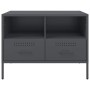 TV-Möbel, 2-teilig, kaltgewalzter Stahl, Anthrazit, 68x39x50,5 cm. von , TV-Möbel - Ref: Foro24-843047, Preis: 174,47 €, Raba...