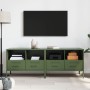 TV-Möbel, 2-teilig, aus grünem Olivenstahlblech, 68x39x50,5 cm. von , TV-Möbel - Ref: Foro24-843051, Preis: 174,47 €, Rabatt: %