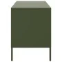 TV furniture 2 pieces made of olive green laminated steel, 68x39x50.5 cm by , TV Furniture - Ref: Foro24-843051, Price: 172,5...