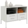 TV-Möbel, 2-teilig, aus kaltgewalztem Stahl, weiß, 68x39x50,5 cm. von , TV-Möbel - Ref: Foro24-843053, Preis: 146,69 €, Rabat...