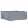 Jardinera de madera maciza de pino gris 100x100 cm de , Maceteros y jardineras - Ref: Foro24-3295401, Precio: 70,57 €, Descue...