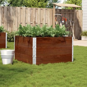 Jardinera de madera maciza de pino marrón 100x100 cm de , Maceteros y jardineras - Ref: Foro24-3295434, Precio: 123,78 €, Des...