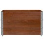 Solid pine wood planter in brown, 100x100 cm by , Pots and planters - Ref: Foro24-3295434, Price: 123,78 €, Discount: %