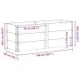 Jardinera de madera maciza de pino negro 150x50 cm de , Maceteros y jardineras - Ref: Foro24-3295436, Precio: 128,60 €, Descu...