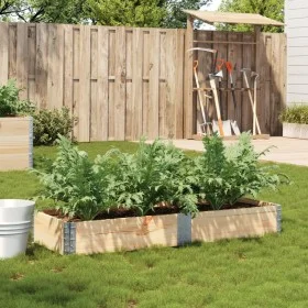 Solid pine wood planter 150x50 cm by , Pots and planters - Ref: Foro24-3295403, Price: 55,72 €, Discount: %