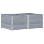 Jardinera de madera maciza de pino gris 150x100 cm de , Maceteros y jardineras - Ref: Foro24-3295441, Precio: 146,62 €, Descu...