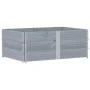 Solid gray pine wood planter 150x100 cm by , Pots and planters - Ref: Foro24-3295441, Price: 138,63 €, Discount: %