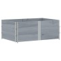 Solid gray pine wood planter 150x100 cm by , Pots and planters - Ref: Foro24-3295441, Price: 146,62 €, Discount: %