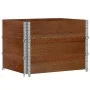 Massive Blumenkasten aus braunem Kiefernholz, 80x60 cm. von , Töpfe und Pflanzgefäße - Ref: Foro24-3295422, Preis: 83,27 €, R...