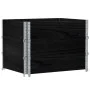 Jardinera de madera maciza de pino negro 80x60 cm de , Maceteros y jardineras - Ref: Foro24-3295420, Precio: 89,82 €, Descuen...