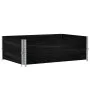 Solid black pine wood planter 120x80 cm by , Pots and planters - Ref: Foro24-3295848, Price: 75,27 €, Discount: %