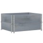 Massive Holzblumenkasten aus grauer Kiefer 80x60 cm. von , Töpfe und Pflanzgefäße - Ref: Foro24-3295841, Preis: 53,31 €, Raba...