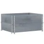 Solid gray pine wood planter 80x60 cm by , Pots and planters - Ref: Foro24-3295841, Price: 55,50 €, Discount: %