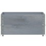 Solid gray pine wood planter 80x60 cm by , Pots and planters - Ref: Foro24-3295841, Price: 53,23 €, Discount: %