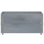Solid gray pine wood planter 80x60 cm by , Pots and planters - Ref: Foro24-3295841, Price: 55,50 €, Discount: %