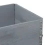 Solid gray pine wood planter 80x60 cm by , Pots and planters - Ref: Foro24-3295841, Price: 55,50 €, Discount: %