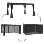 Gazebo with anthracite gray steel mesh walls 4x3 m by , Tents and gazebos - Ref: Foro24-4003912, Price: 384,09 €, Discount: %