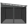 Pavillon mit anthrazitgrauen Stahl-Gitterwänden 4x3 m von , Zelte und Pavillons - Ref: Foro24-4003912, Preis: 399,87 €, Rabat...