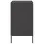 Bedside table made of cold-rolled black steel, 36x39x68 cm by , Nightstands - Ref: Foro24-843066, Price: 60,54 €, Discount: %