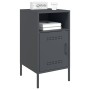 Bedside tables 2 units anthracite gray steel 36x39x68 cm by , Nightstands - Ref: Foro24-843070, Price: 75,30 €, Discount: %