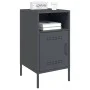 Bedside tables 2 units anthracite gray steel 36x39x68 cm by , Nightstands - Ref: Foro24-843070, Price: 74,29 €, Discount: %