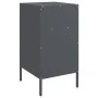 Bedside tables 2 units anthracite gray steel 36x39x68 cm by , Nightstands - Ref: Foro24-843070, Price: 74,29 €, Discount: %