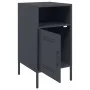 Mesitas de noche 2 unidades acero gris antracita 36x39x68 cm de , Mesitas de noche - Ref: Foro24-843070, Precio: 74,28 €, Des...