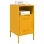 Nachttisch aus kaltgewalztem Stahl in Gelb 36x39x68 cm von , Nachttische - Ref: Foro24-843072, Preis: 63,96 €, Rabatt: %