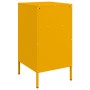Nachttisch aus kaltgewalztem Stahl in Gelb 36x39x68 cm von , Nachttische - Ref: Foro24-843072, Preis: 64,71 €, Rabatt: %