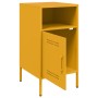 Nachttisch aus kaltgewalztem Stahl in Gelb 36x39x68 cm von , Nachttische - Ref: Foro24-843072, Preis: 64,71 €, Rabatt: %